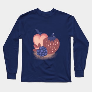 Red-ish fruits and Summer Long Sleeve T-Shirt